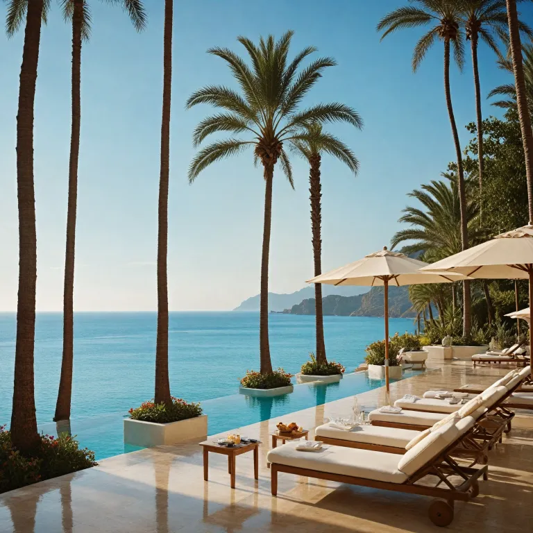 Mallorca beach hotels with Bali beds and refined poolside service